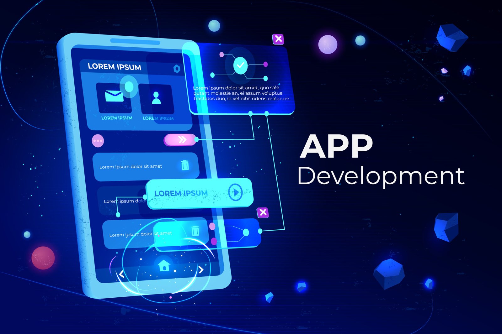 App development adaptive layout application banner