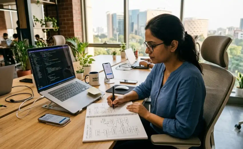 Custom Mobile App Developer in Hyderabad: Custom Build vs Template & No-Code Tools